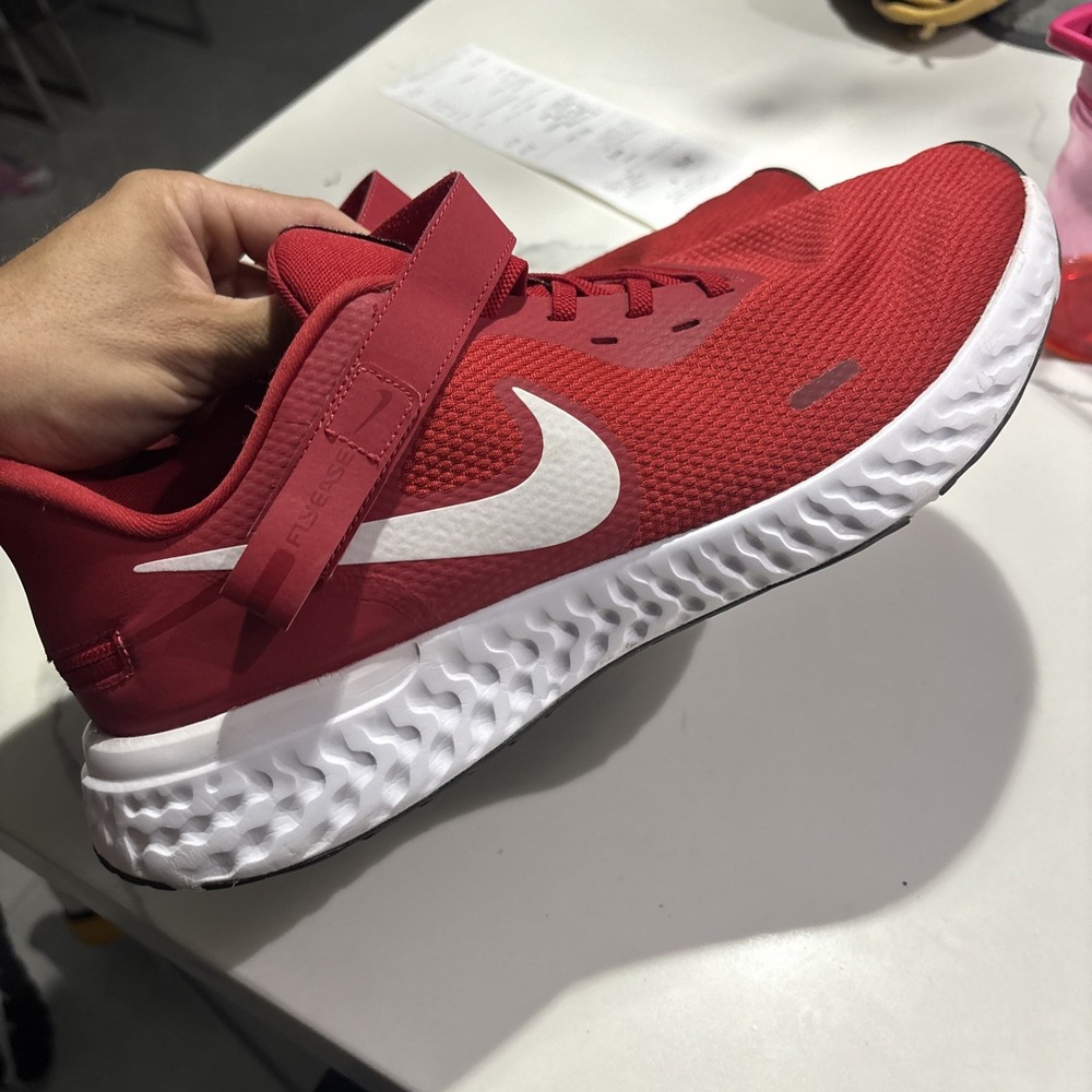Size 13 - Nike Revolution 5 FlyEase Gym Red